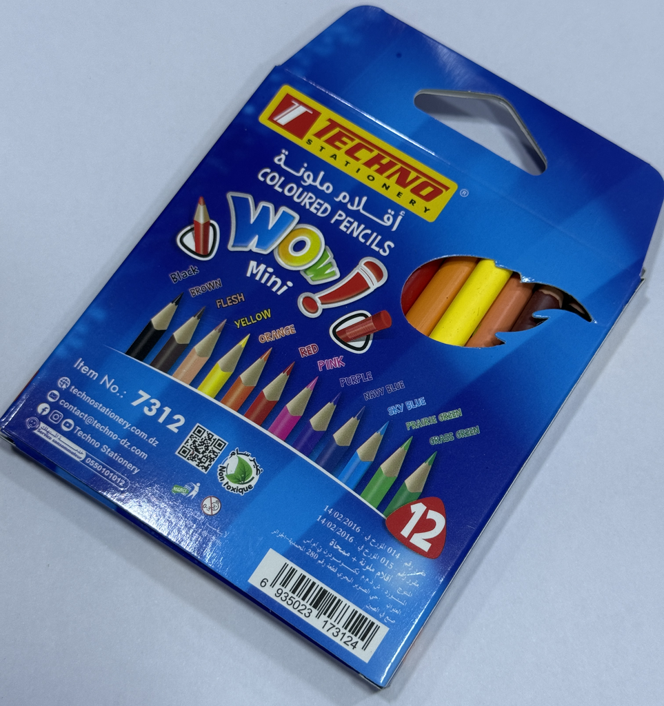 Coloured Pencils ERASABLE Techno PAW PATROL