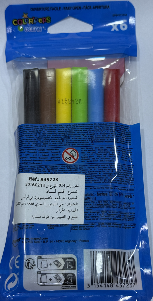 Crayons de couleurs Maped Lavable 