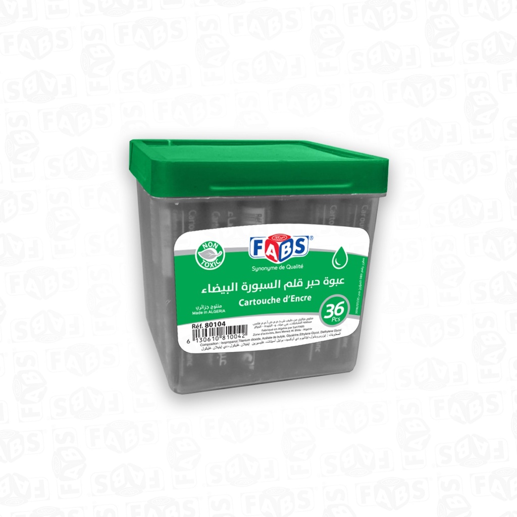 Cartouche marqueur Fabs vert 