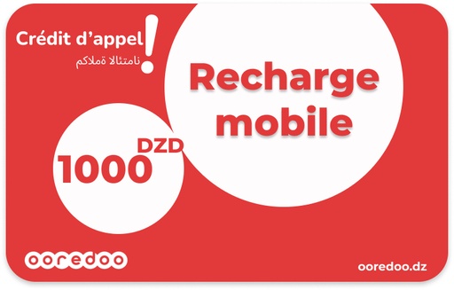 Bon derecharge Ooredoo